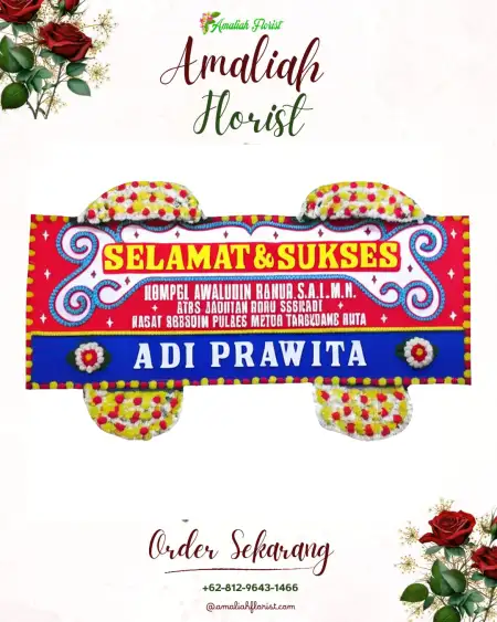 Papan Bunga Ucapan Selamat Batu Ceper