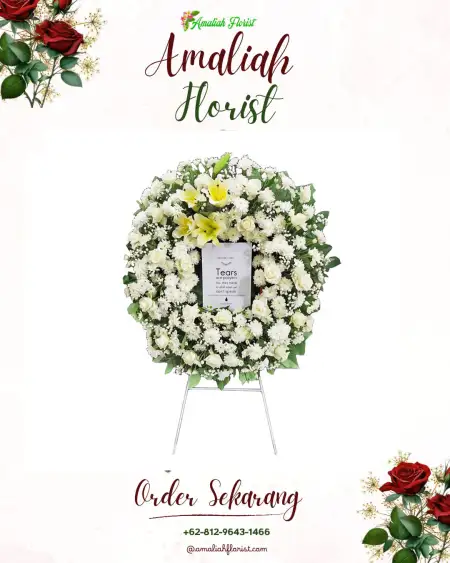 Krans Bunga Duka Batu Ceper